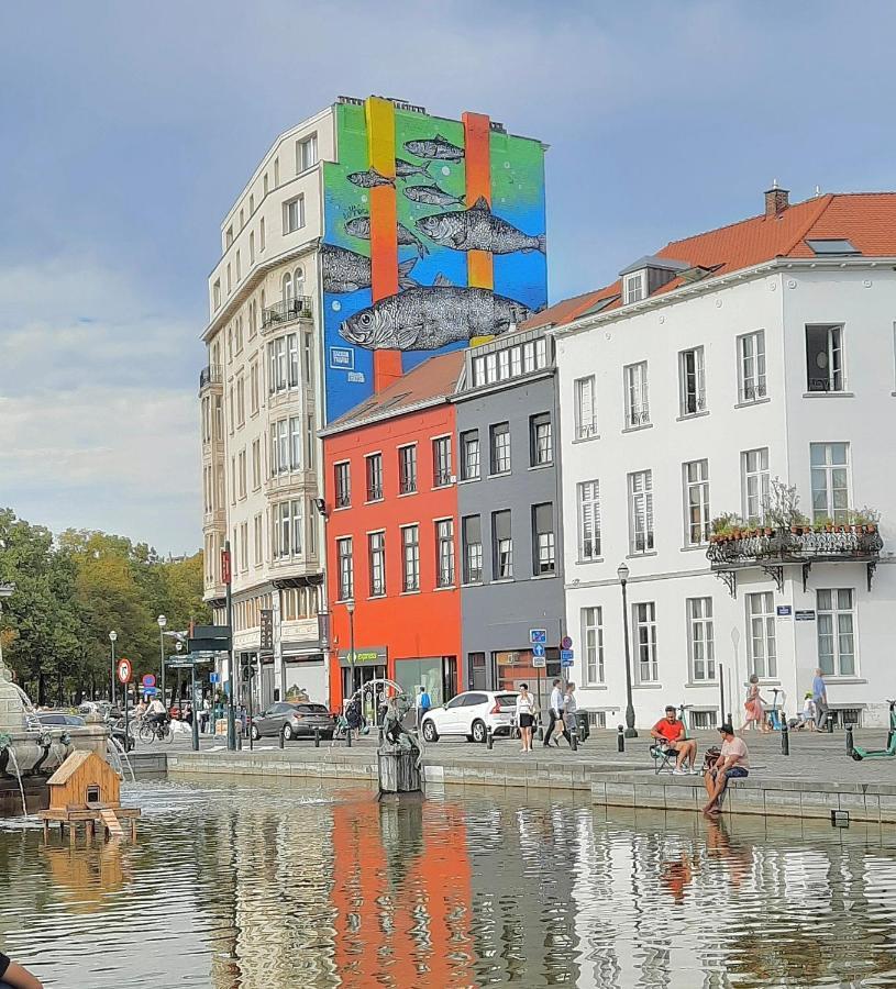 St Catherine - Sweet Home - Bxl - Studio Apartment With City View 브뤼셀 외부 사진
