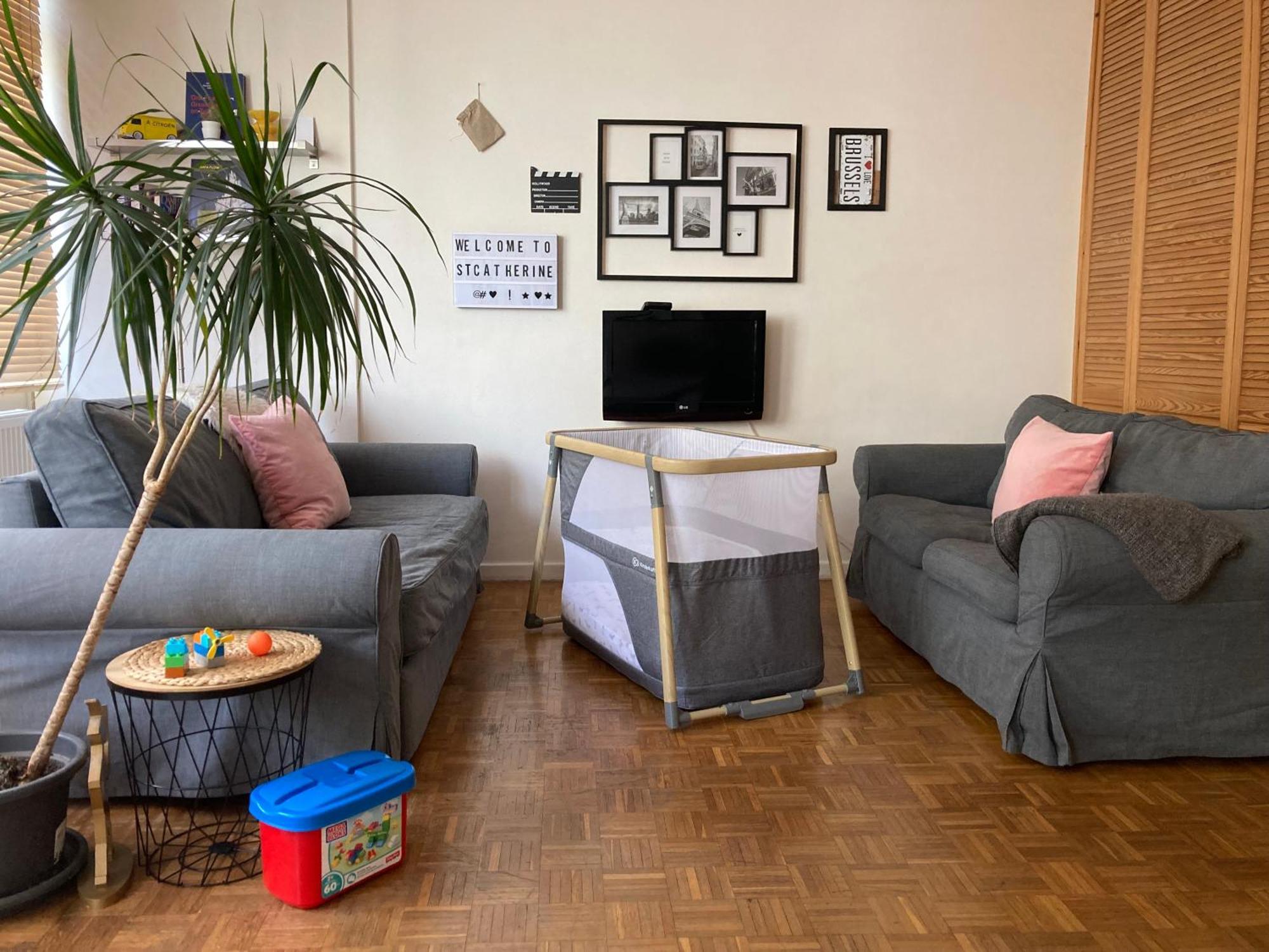 St Catherine - Sweet Home - Bxl - Studio Apartment With City View 브뤼셀 외부 사진